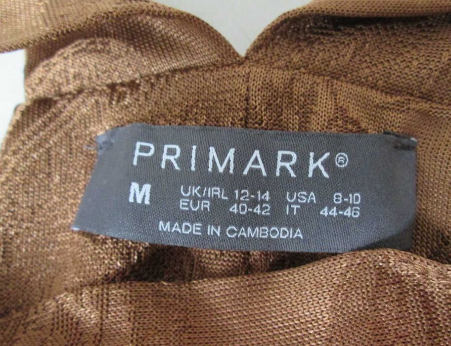 Primark długa sukienka wizytowa vintage M L 38 40 jak NOWA