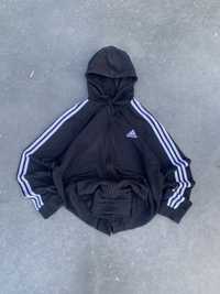 Adidas zip hoodie адидас зип худи с лампасами, с 3 полосками