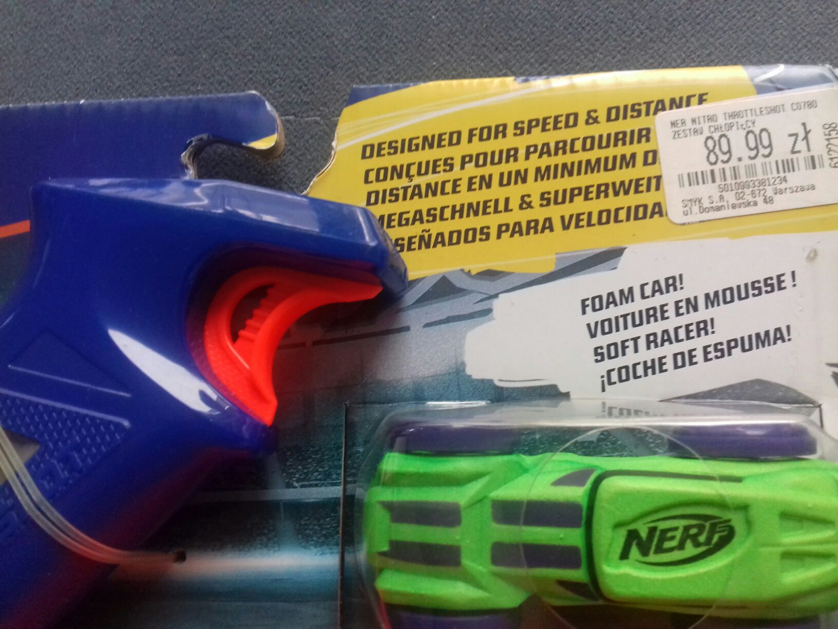 Nowy zestaw Nerf Nitro