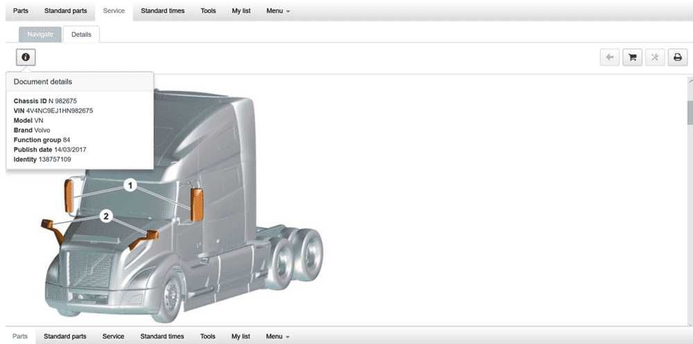 KATALOG CZĘŚCI Volvo Impact 2021.06 EPC Tech Tool Vocom I Maszyny BUD