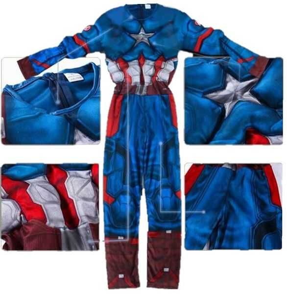 KAPITAN AMERYKA Avengers strój kostium maska tarcza rozmiar M/L