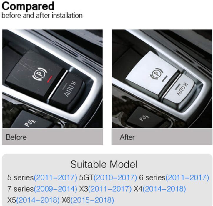 Накладка на кнопку ручного тормоза BMW F СЕРИИ