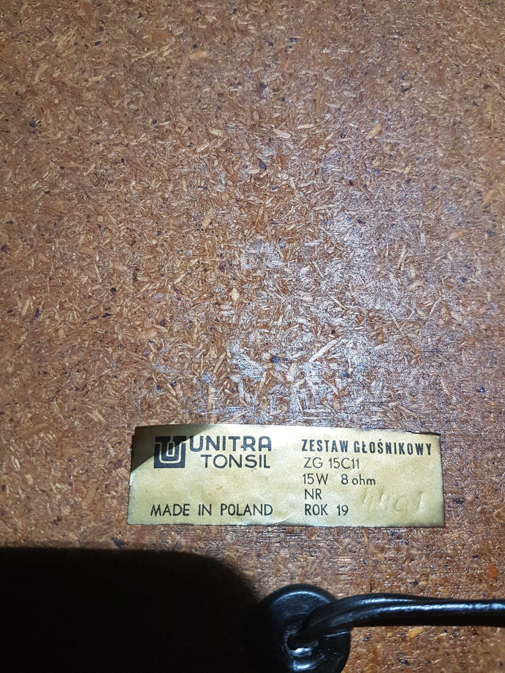Unitra zestaw kolumn zg 15 c 11