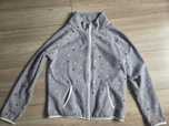 Bluza 134 128 polarowa polar szary gwiazdki