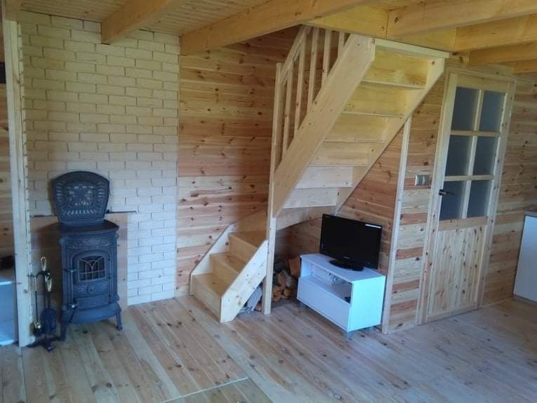 Domek nad jeziorem na kaszubach BALIA JACUZZI