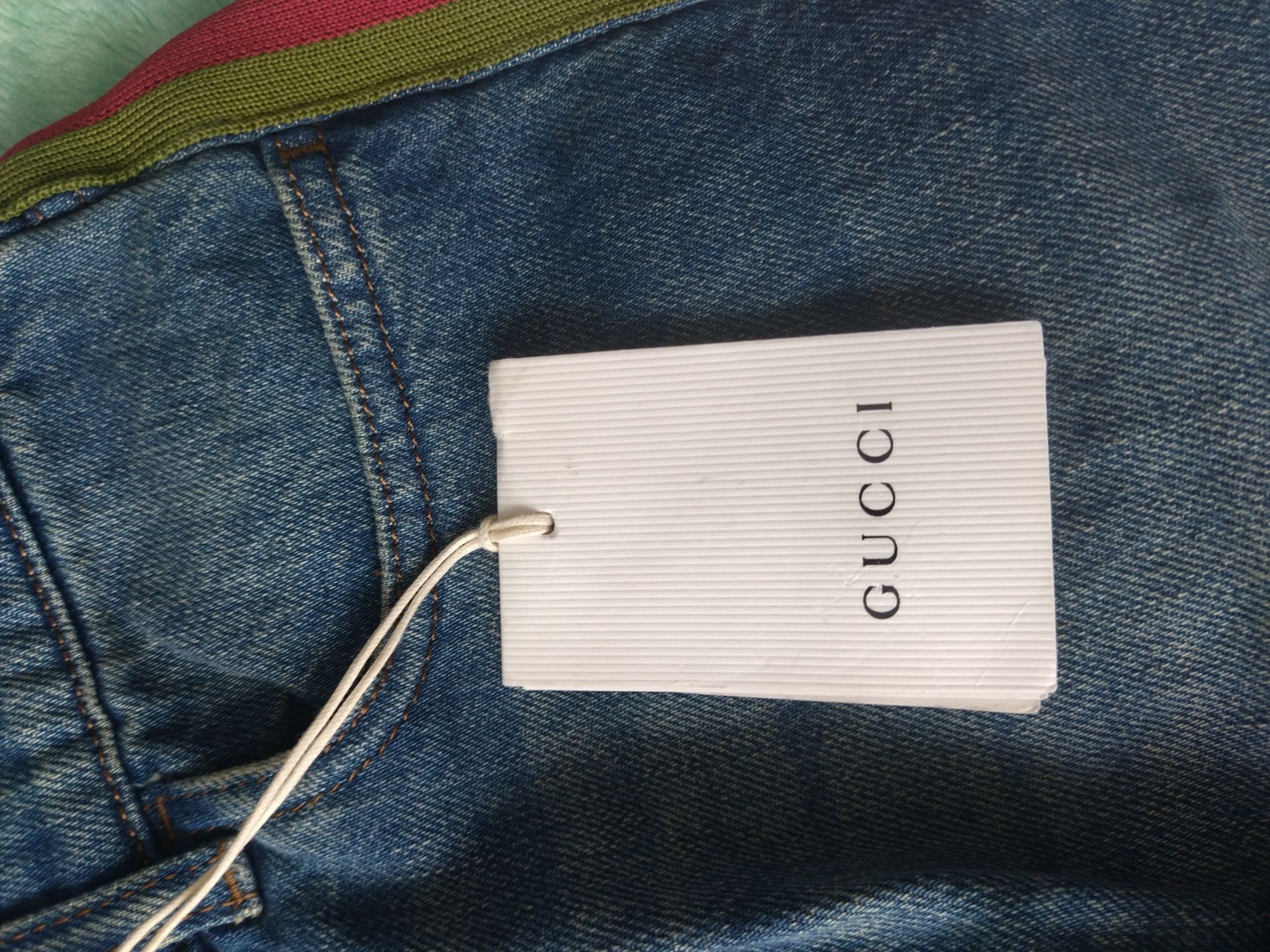 Orginalne Nowe Spodnie Jeans GUCCI dla dziecka rozmiar 12.