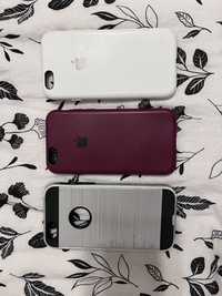 Zestaw 3x case etui Apple IPhone 6 6s srebrny biały bordowy ciemny