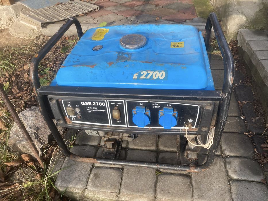 Генератор бензиновий. Б/в. 2,7кВт