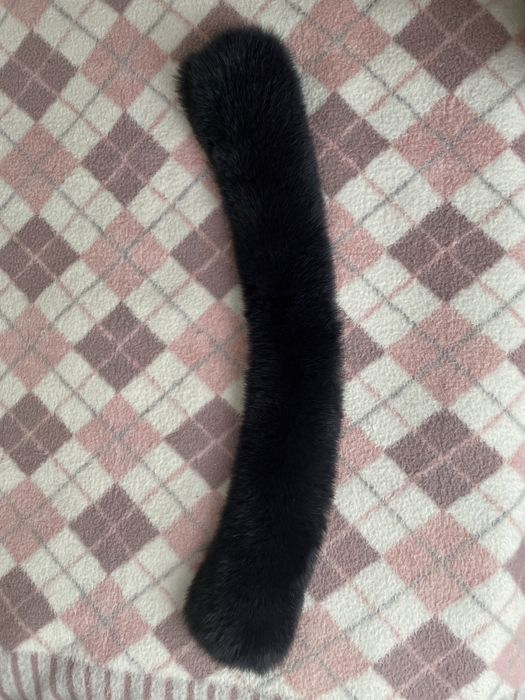 Комір опушка воротник опушка песець натуральний мех