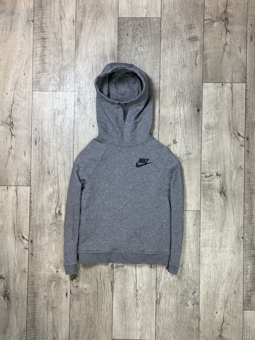 Nike кофта балахон S размер женская толстовка серая оригинал