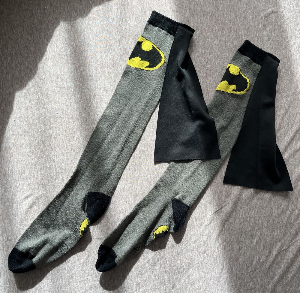 Strój BatGirl Batman Damski T-Shirt i Skarpety Przebranie