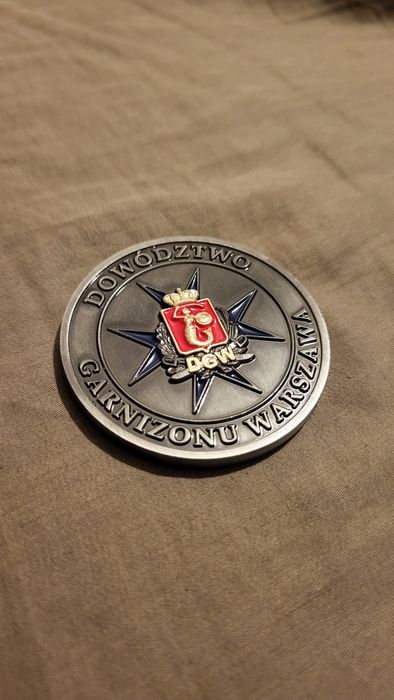 Coin wojskowy Dowódcy Garnizonu Warszawa - Generał Dywizji