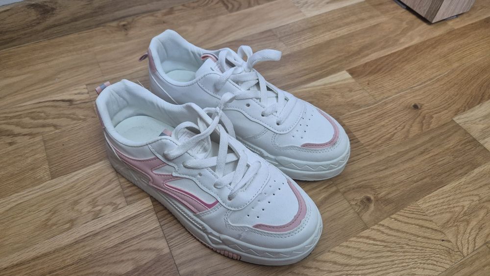 Buty butki dla dziewczynki 39 różowe białe