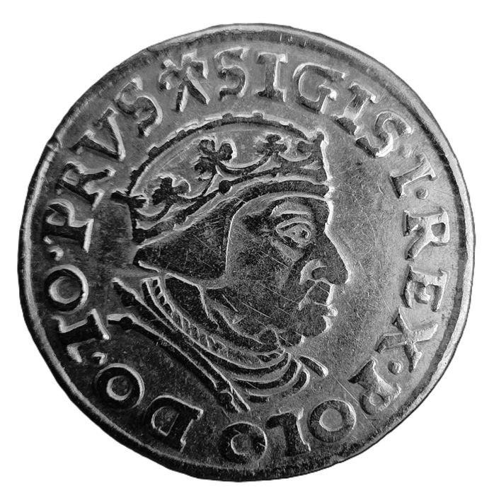 1539 - Zygmunt l Stary -Trojak - Gdańsk - R3