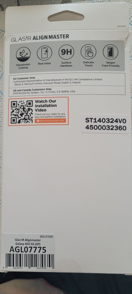 Szkło hartowane 1 szt. 9H Samsung Galaxy A55 z aplikatorem
