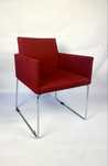 Fotele Mid-Century DUTCH DESIGN czerwone