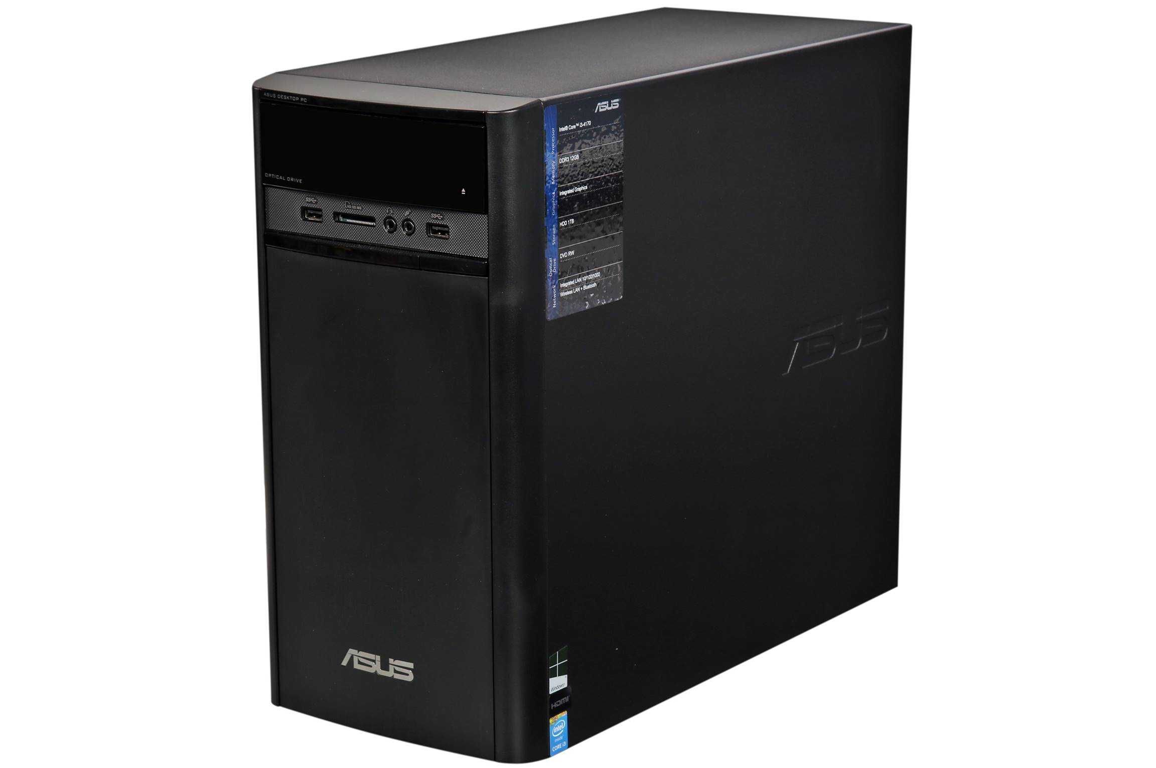 ASUS Desktop K31ADE - i3-4170 4Gb 1Tb HD4400 DVD-RW WiFi