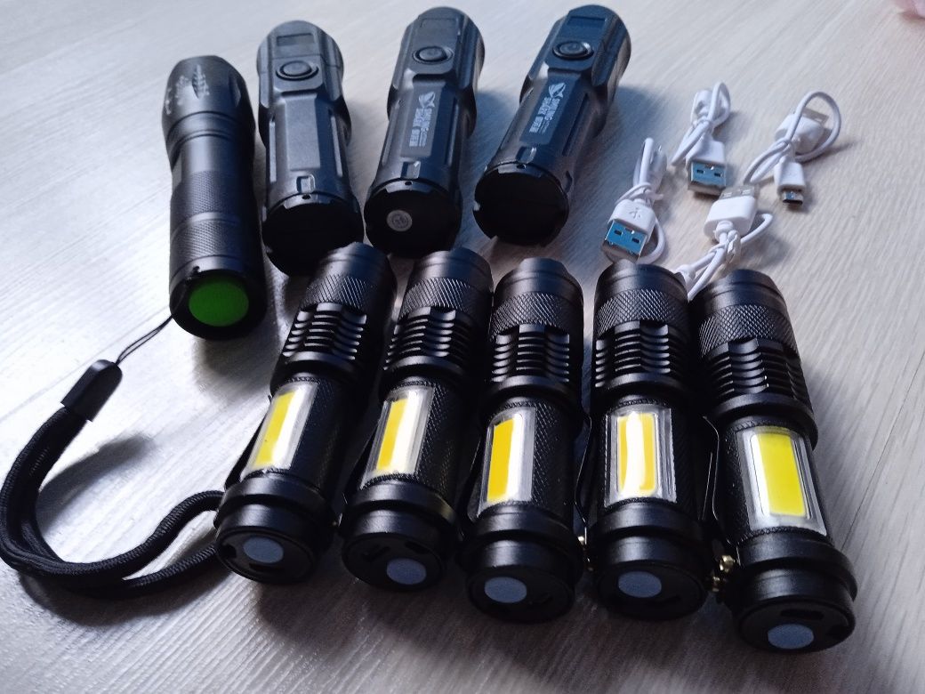 Фонарик ліхтарик LED usb карманный