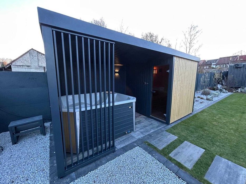 Ekskluzywne Balie, PRODUCENT, Balia ogrodowa, Bania "ZIMA Z EFRO SPA"