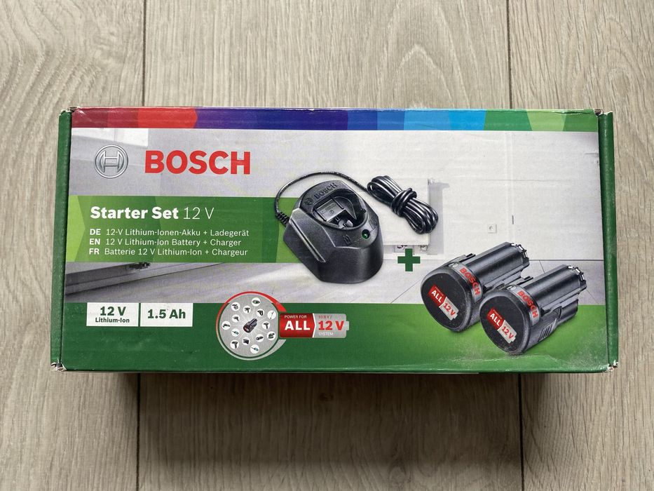 Nowy zestaw Ładowarka + 2x Bateria Akumulator Bosch Okazja