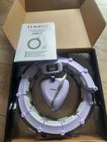 Hula hop  violet z magnesami i obciążnikiem + licznik