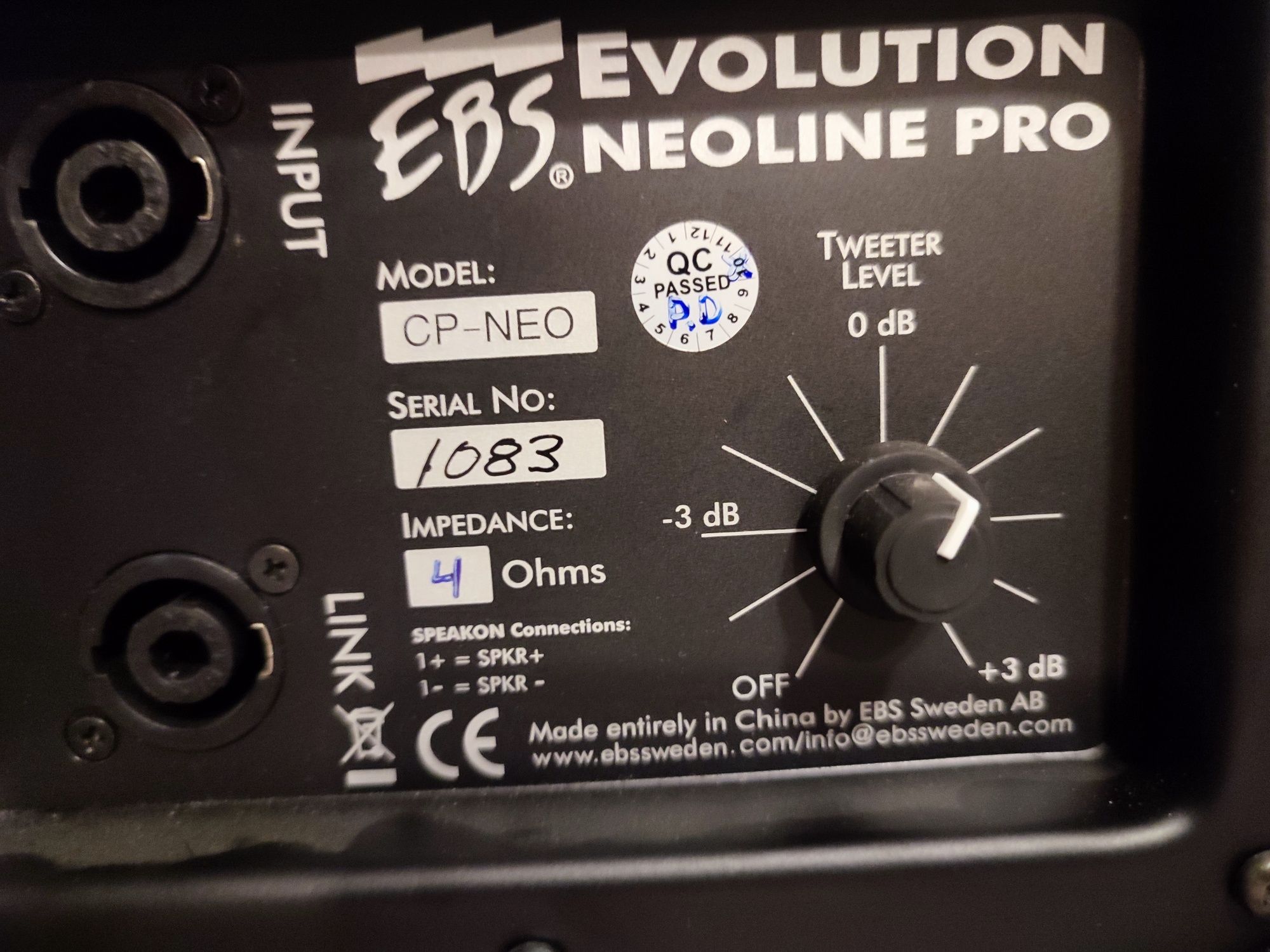 EBS Neoline 210 – profesjonalna kolumna basowa 2x10" Neodym