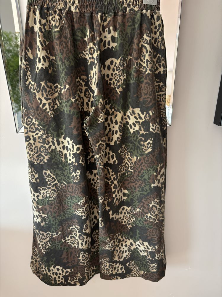 Lumina spodnie dresowe wysoki stan dzwony wide leg M/L 38/40  new