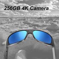 Óculos C/camera vídeo Ultra Full HD 4K 256 GB lente UV400 polarizada