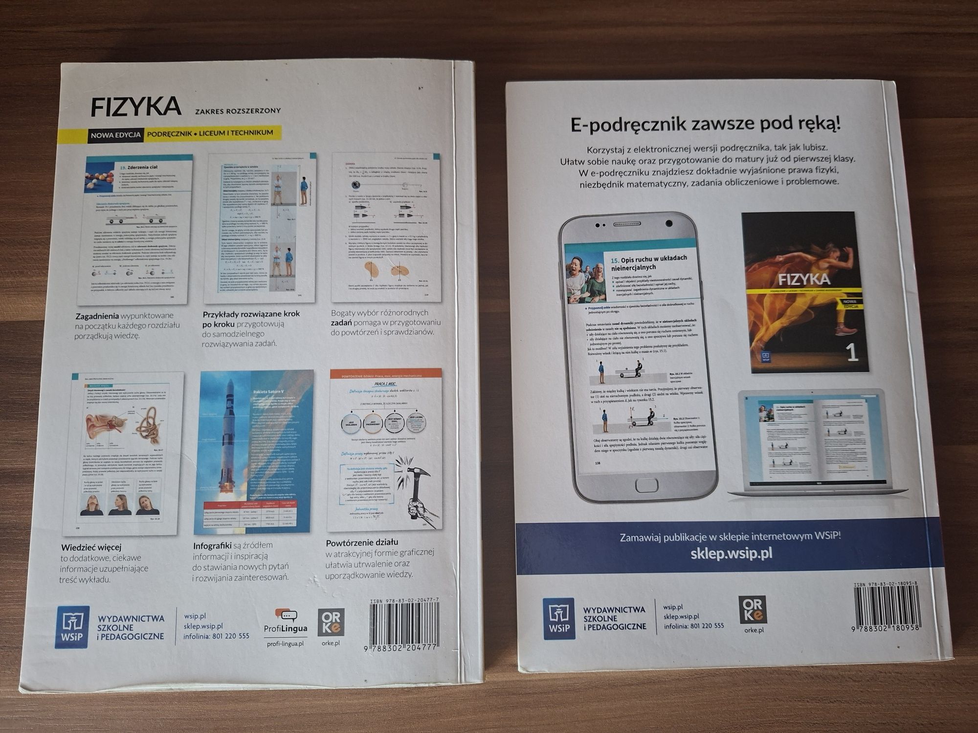 Podręcznik i zbiór zadań do fizyki 1 zakres rozszerzony