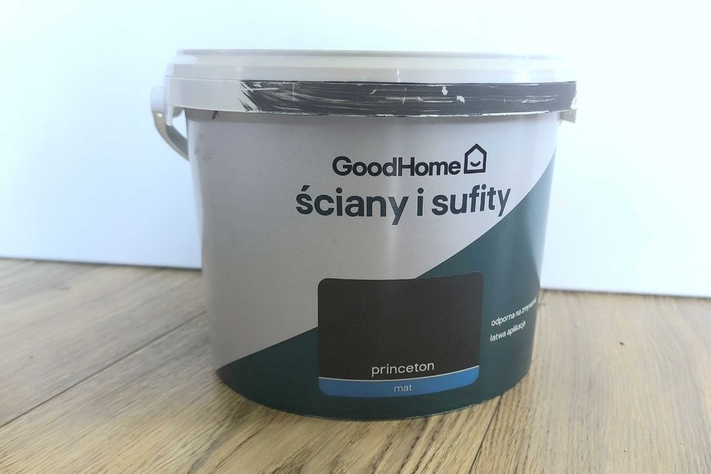 Farba GoodHome ściany i sufity ciemnoszary mat (Princeton) 1,5 l