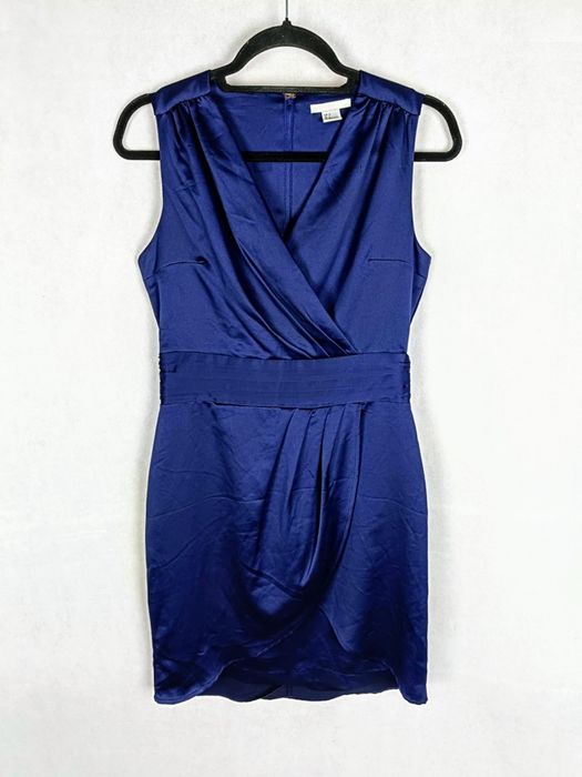 Granatowa letnia sukienka damska H&M rozmiar M