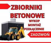 SZAMBO zbiornik betonowy na deszczówkę tanio z wykopem Kałuszyn