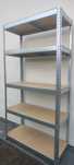 Regał Magazynowy Skręcany 180x90x40 cm 5P/200 kg Ocynk