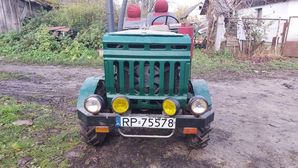 Трактор саморобний. Обмін  . Двигун мерседес 2.3