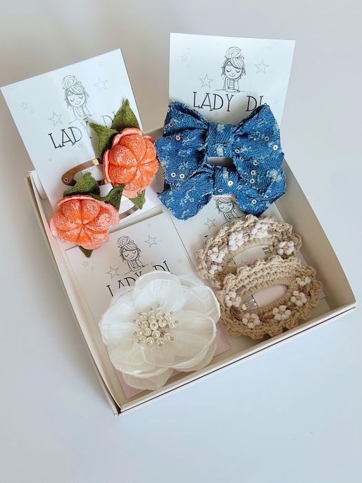 заколки та повʼязки для дівчаток/подарункові набори