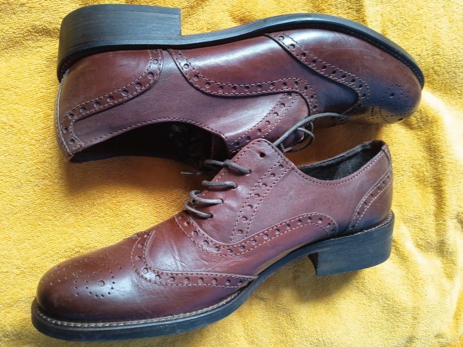 Классические   туфли,броши оксфорды рр39