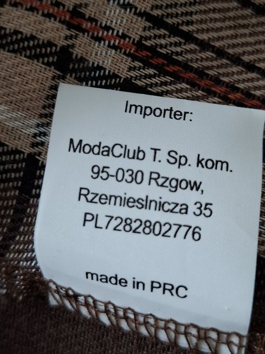 Koszula krata drogie chiny oversize