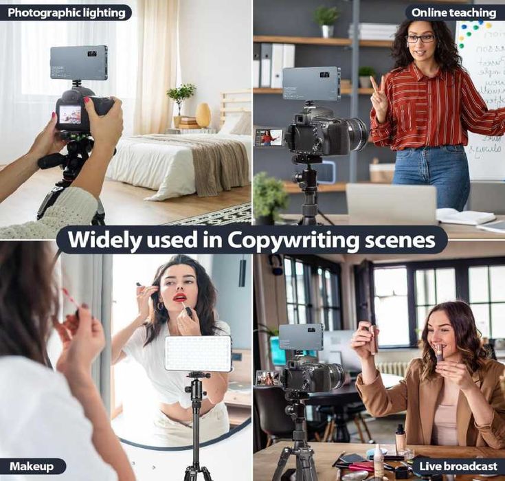 Pack Criadores -Tripé 190cm + Luz LED ENEGON + Braço Articulado(NOVOS)