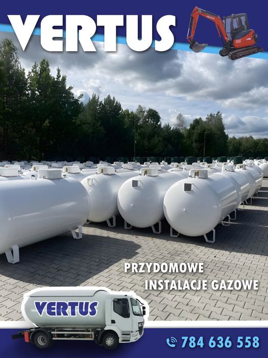 Zbiornik i instalacje gazowe