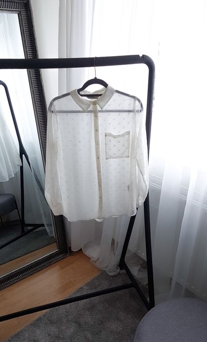 Stradivarius 38 L biala koszula bluzka bluzki damskie