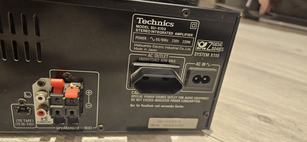 Zestaw Technics + JBL Subwoofer aktywny