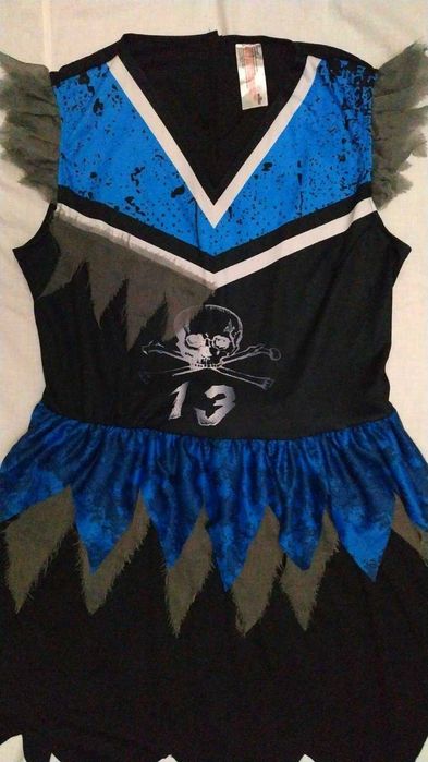 Карнавальное платье Чирлидер монстер на Хеллоуин, размер L