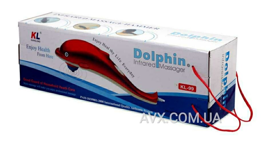 Ручной массажер Дельфин для тела Dolphin большой