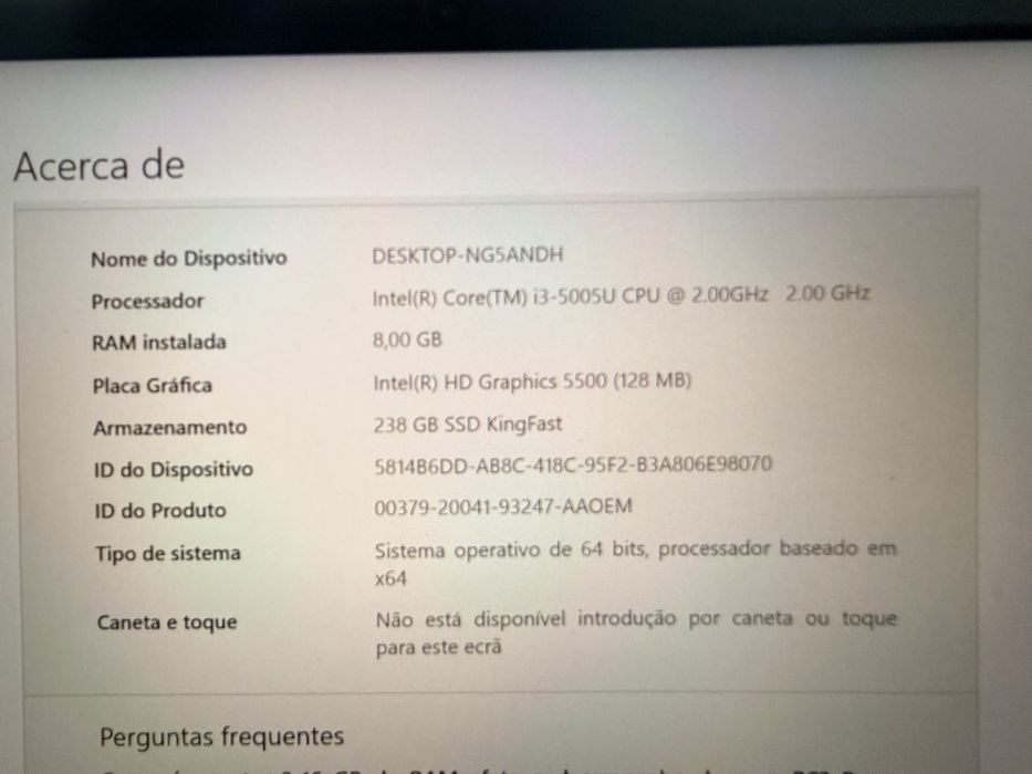 Computador Portatil INSYS