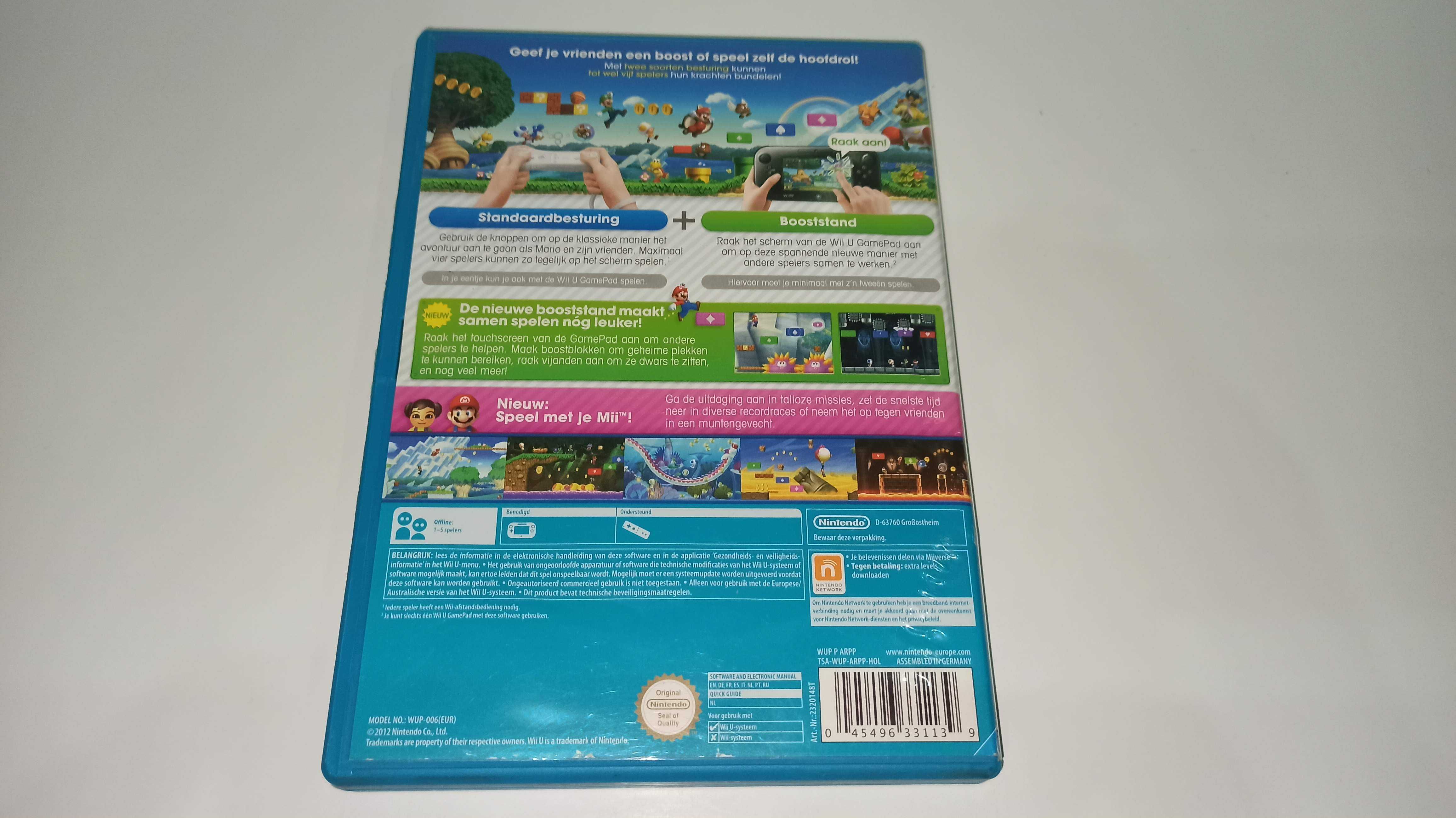 nintendo wii u NEW SUPER MARIO BROS U platformówka 1-4 graczy