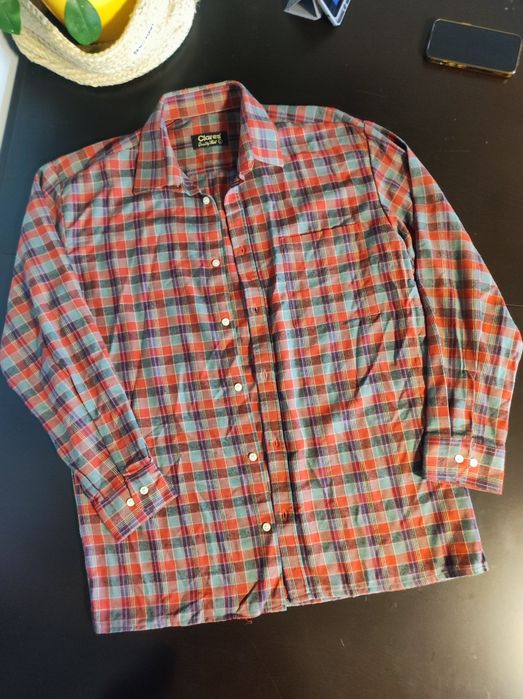 Сорочка твідова в клітинку