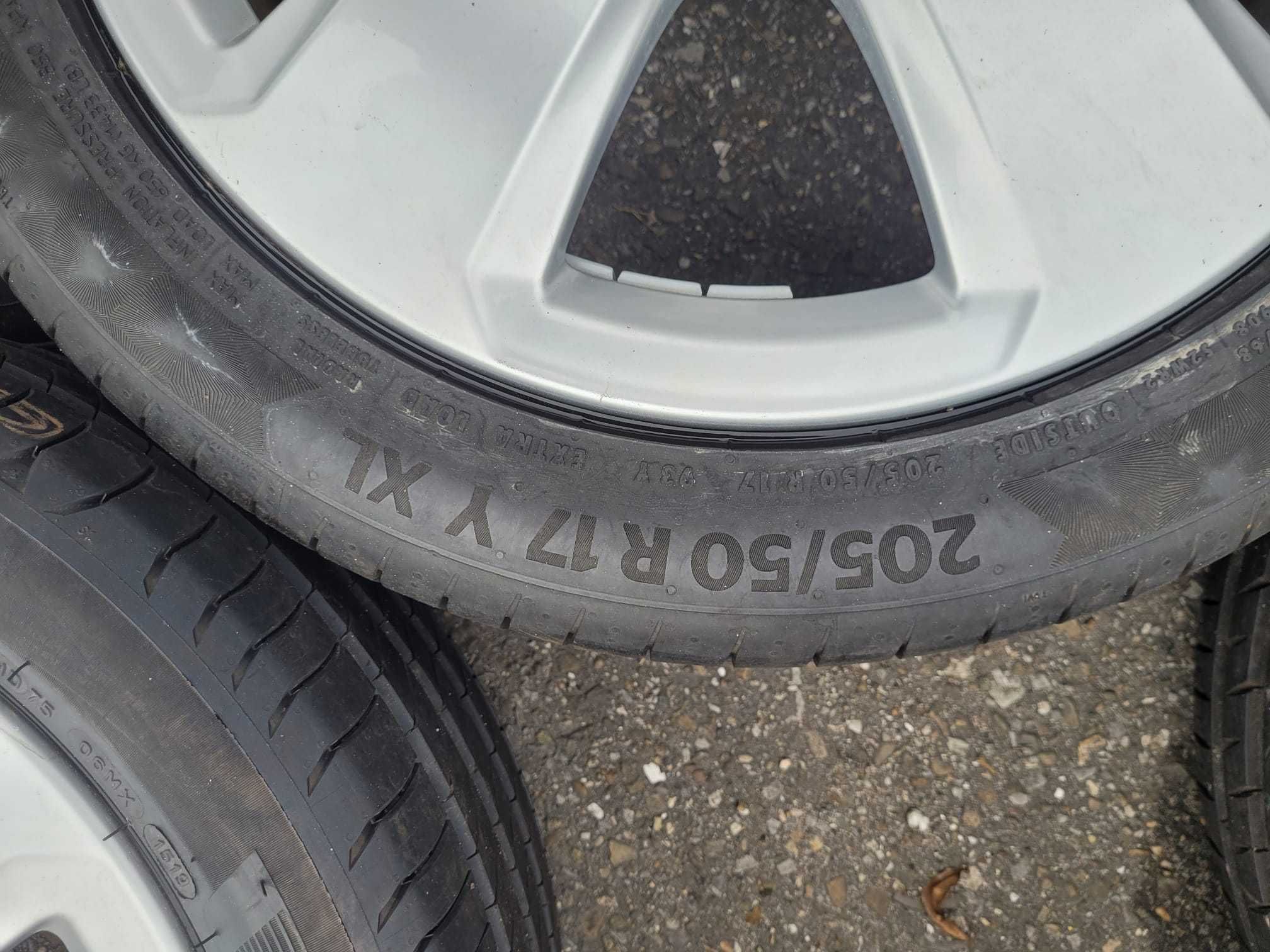 B004 koła letnie 205/50/17 michelin 93h et 48