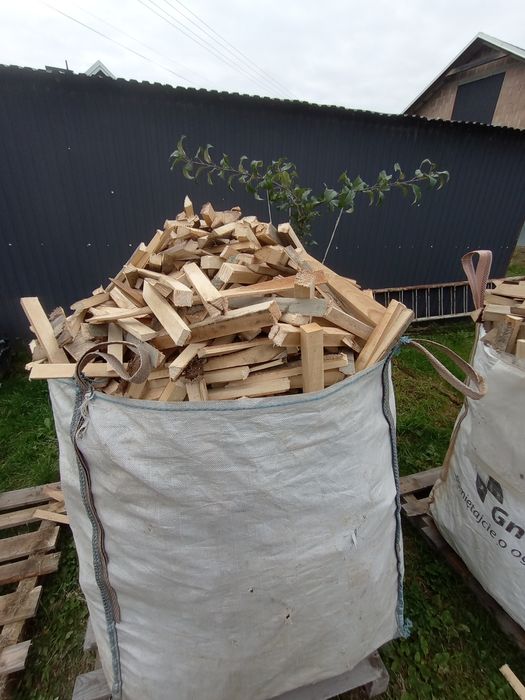 Drewno bukowe opal buk drzewo do pieca kominka kotła big bag