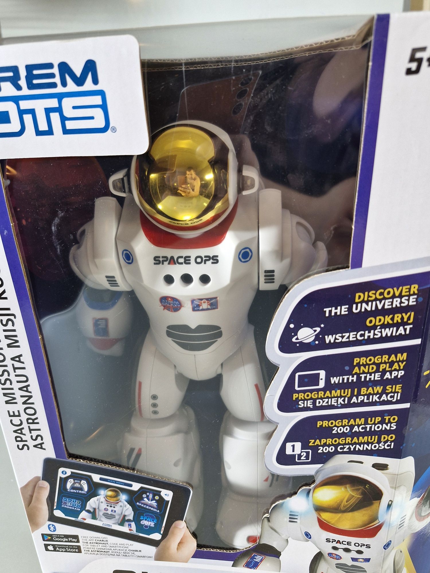 Robot Charlie Astronauta Interaktywny Nauka Programowania