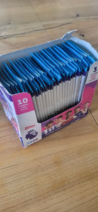 Topps Premier League 2026 - box - 28 saszetek